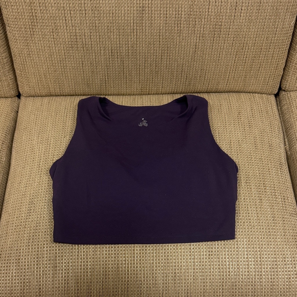 Purple Crop Top by Curves N Combat Boots